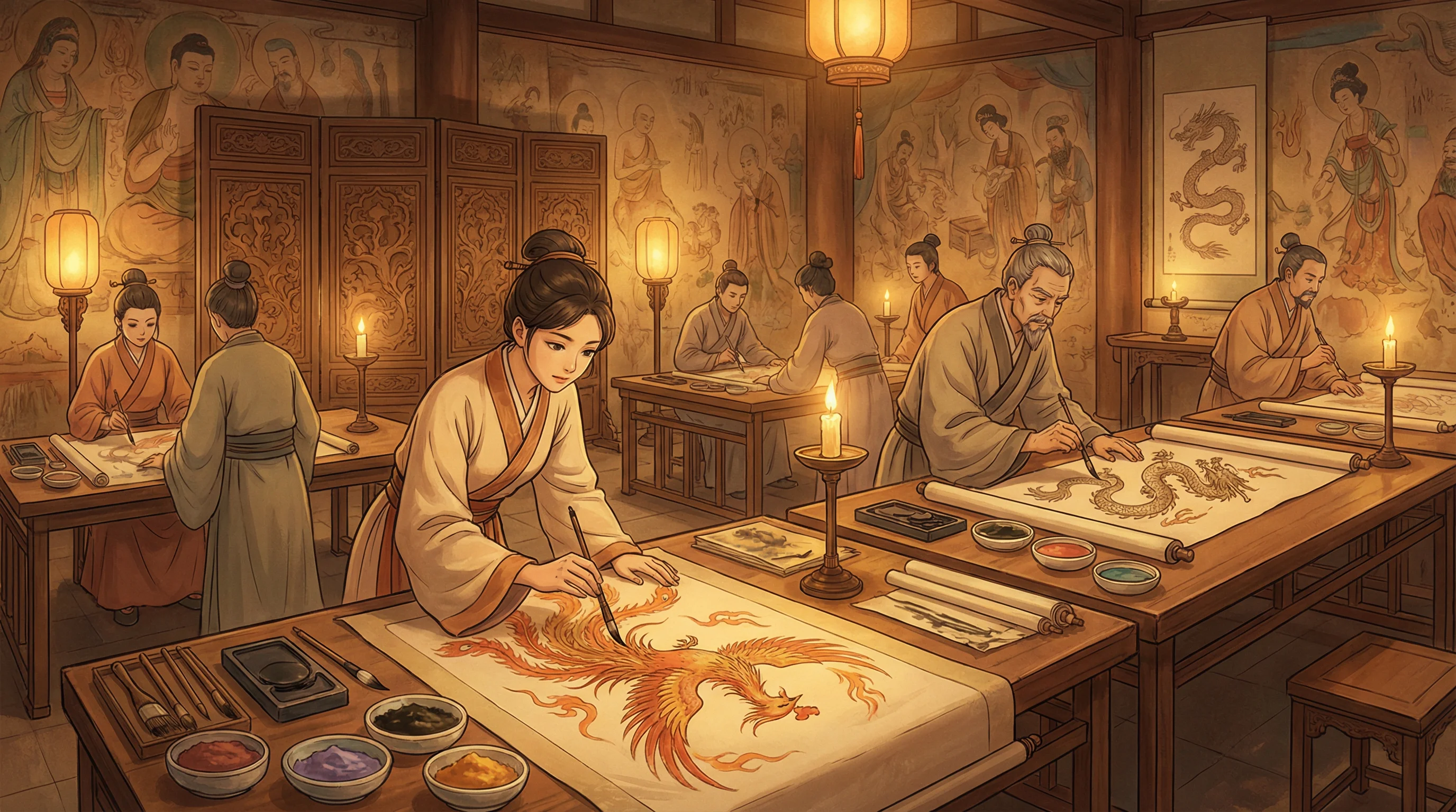 画师入驻 - 英雄联盟刷金币 国风动漫画师